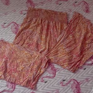 long stretch skirt with side slits